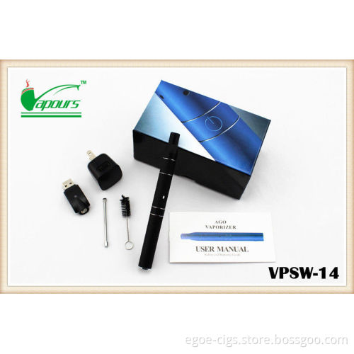 14mm 650mah Ago Dry Herb E-cig For Dry Herb And Wax With Huge Vapor
